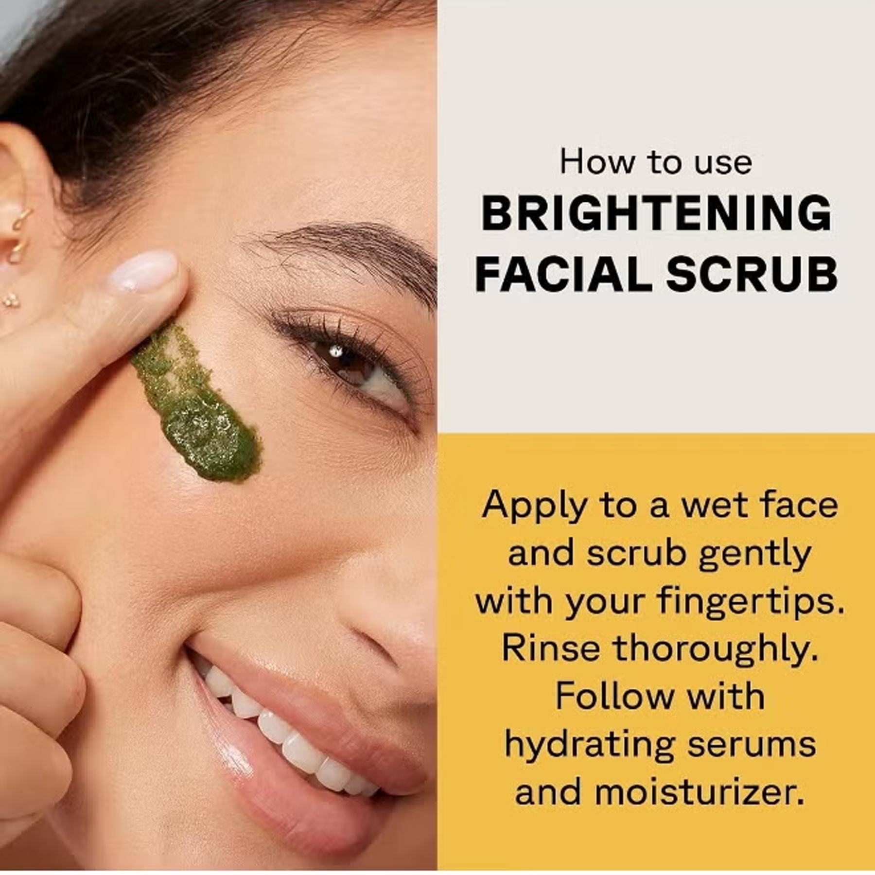 How to use a Acure Brightening Facial Scrub