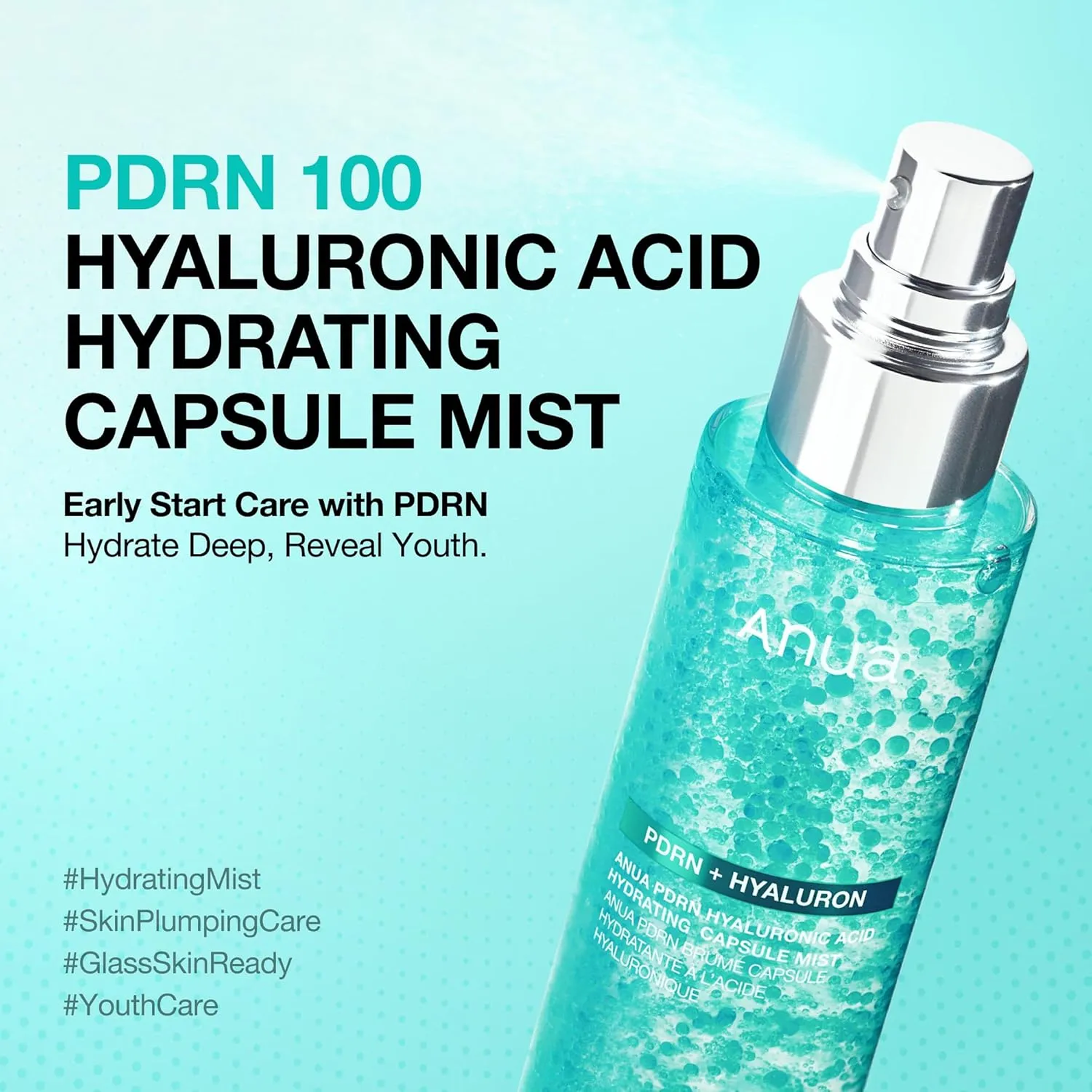 Benefits of using Anua PDRN Hyaluronic Acid Hydrating Capsule Mist 