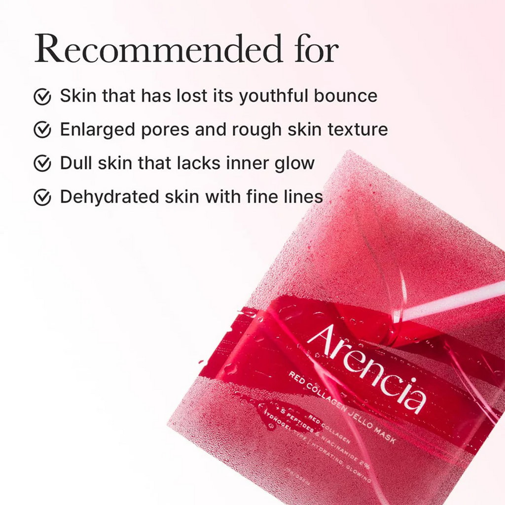 The Benefits of Arencia Red Collagen Jello Mask 