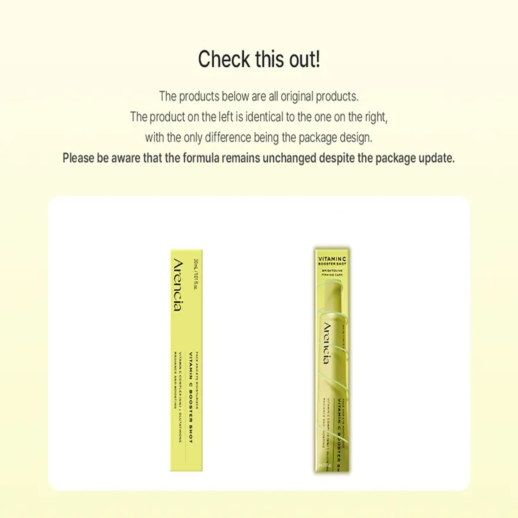 Arencia Vitamin C Booster Shot - 30ml