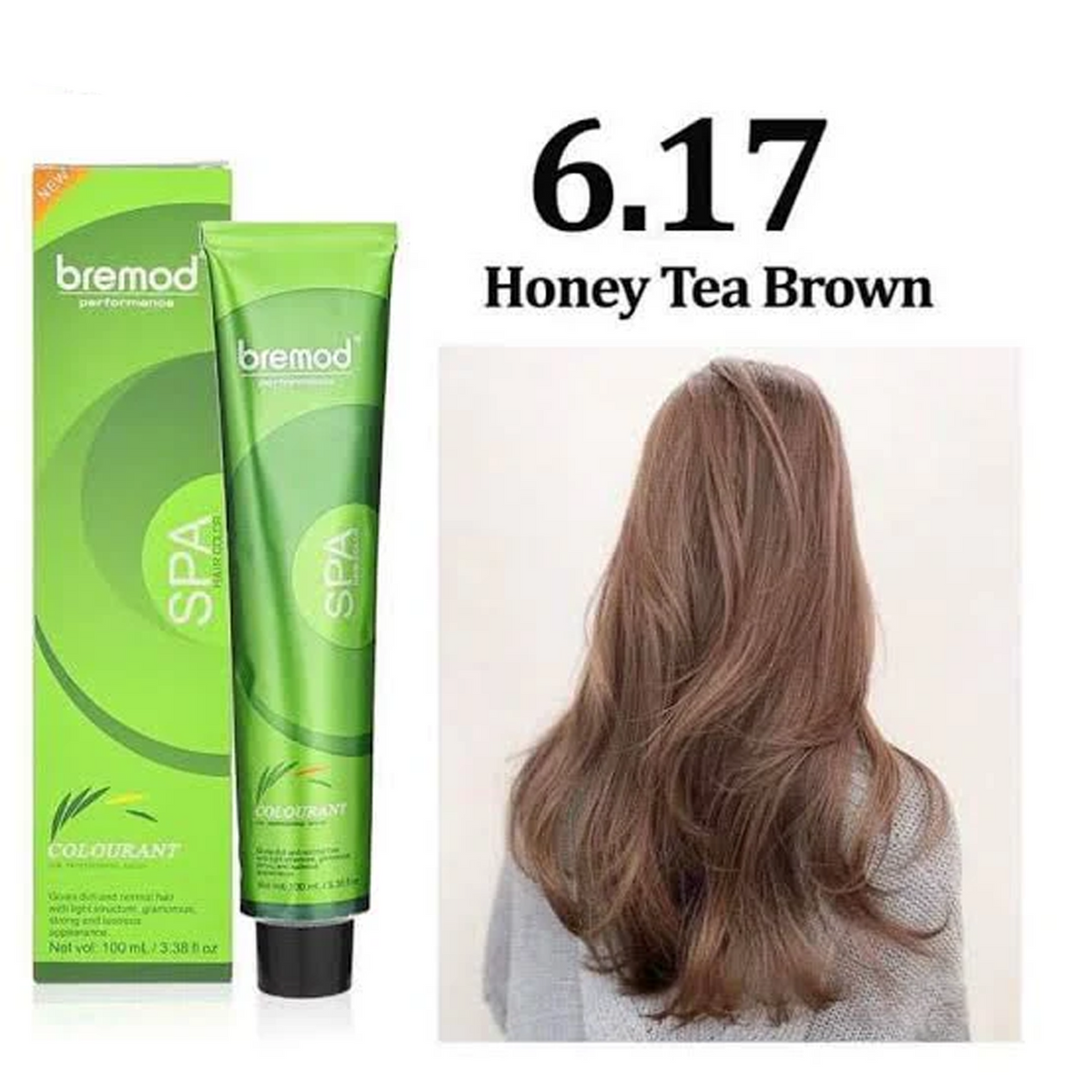Honey Tea Brown Varient of Bremod Spa Hair Color
