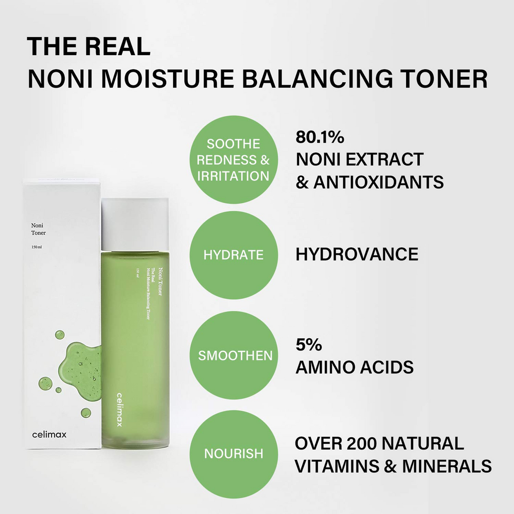 Key Benefits of using this Celimax Noni Moisture Balancing Toner