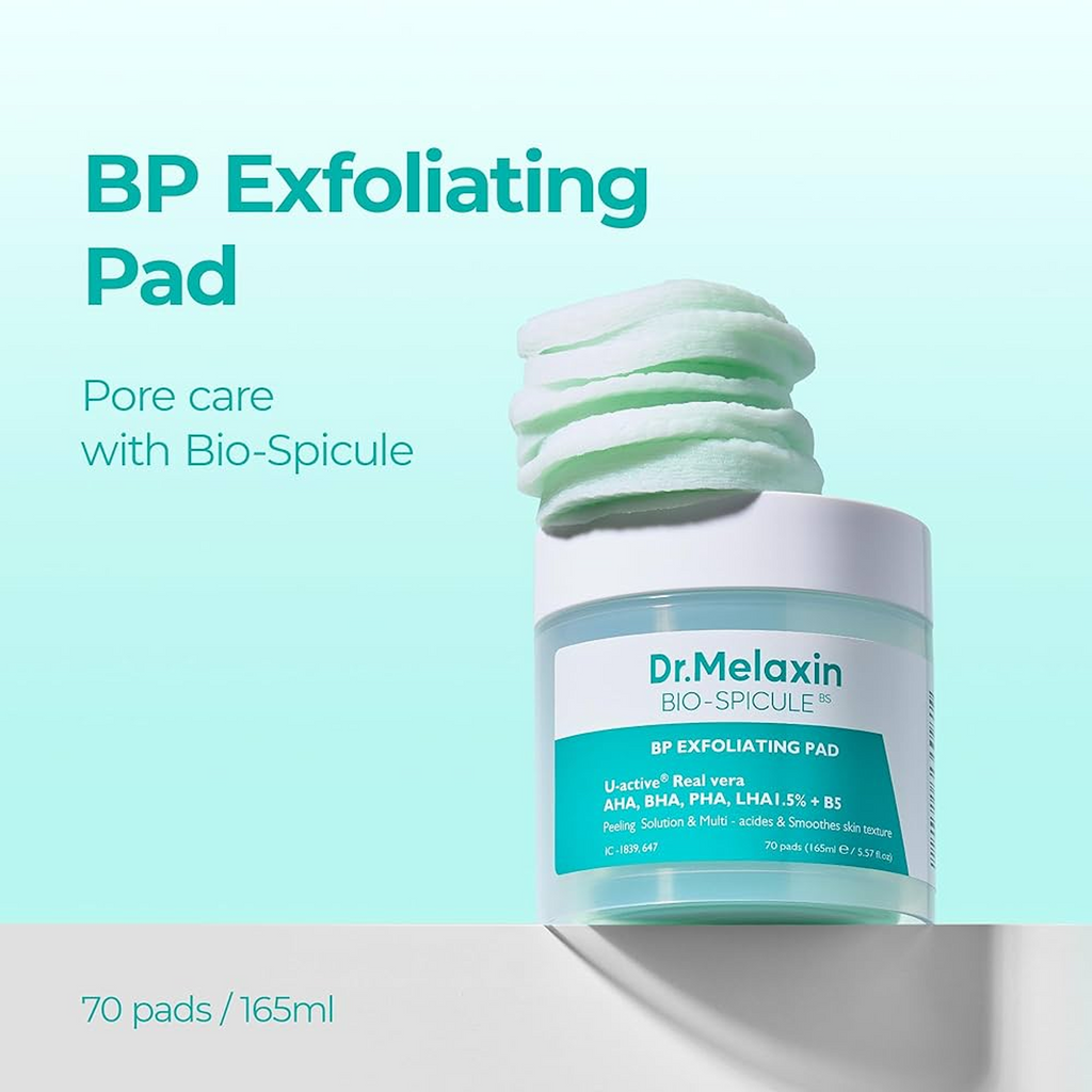 Key Benefits of using Dr.Melaxin Bp Exfoliating Pad