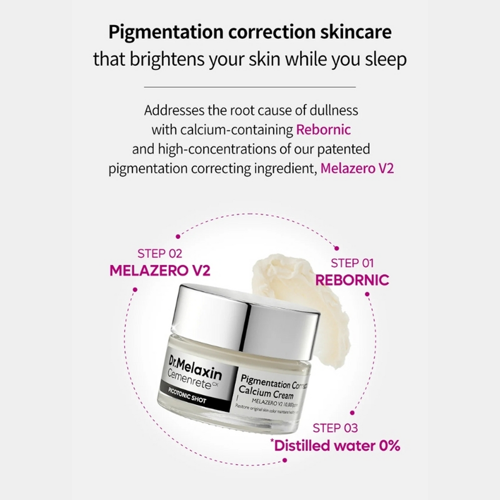 Key Benefits of using Dr.Melaxin Calcium Pigmentation Cream