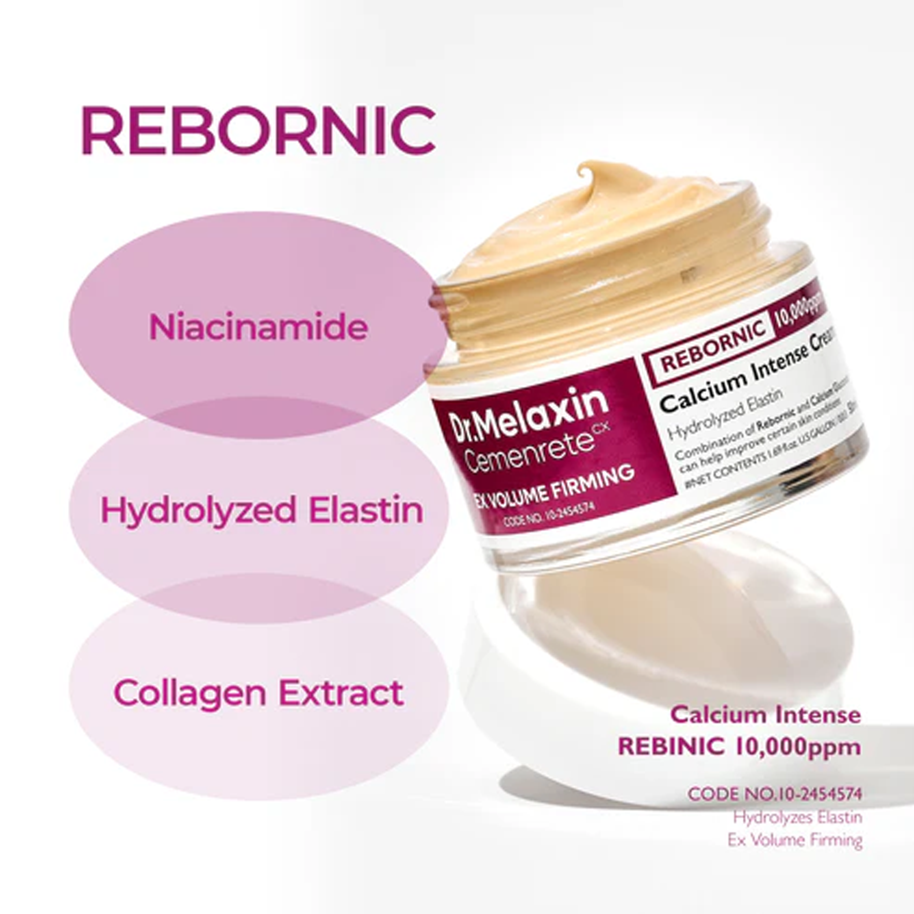 Advantages of using Dr.Melaxin Cemenrete EX Volume Firming Calcium Intense Cream
