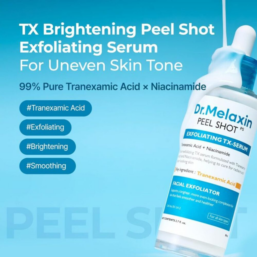 Benefits of using Dr.Melaxin Peel Shot Exfoliating TX-Serum 