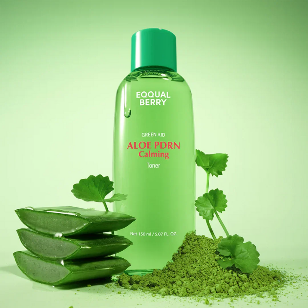 EQQUALBERRY Green And Aloe PDRN Calming Toner available on qasramal store