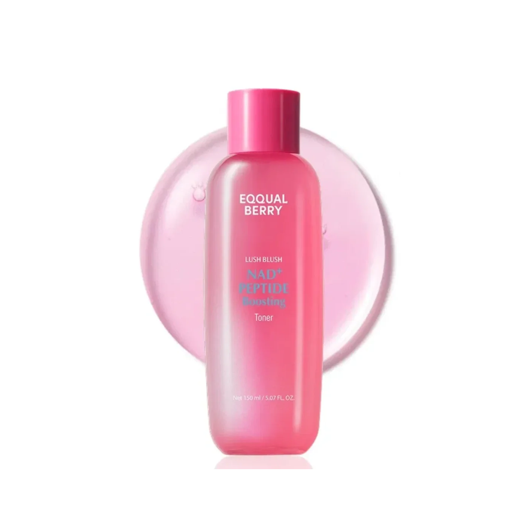 The product of EQQUALBERRY Lush Blush NAD+ Peptide Boosting Toner 