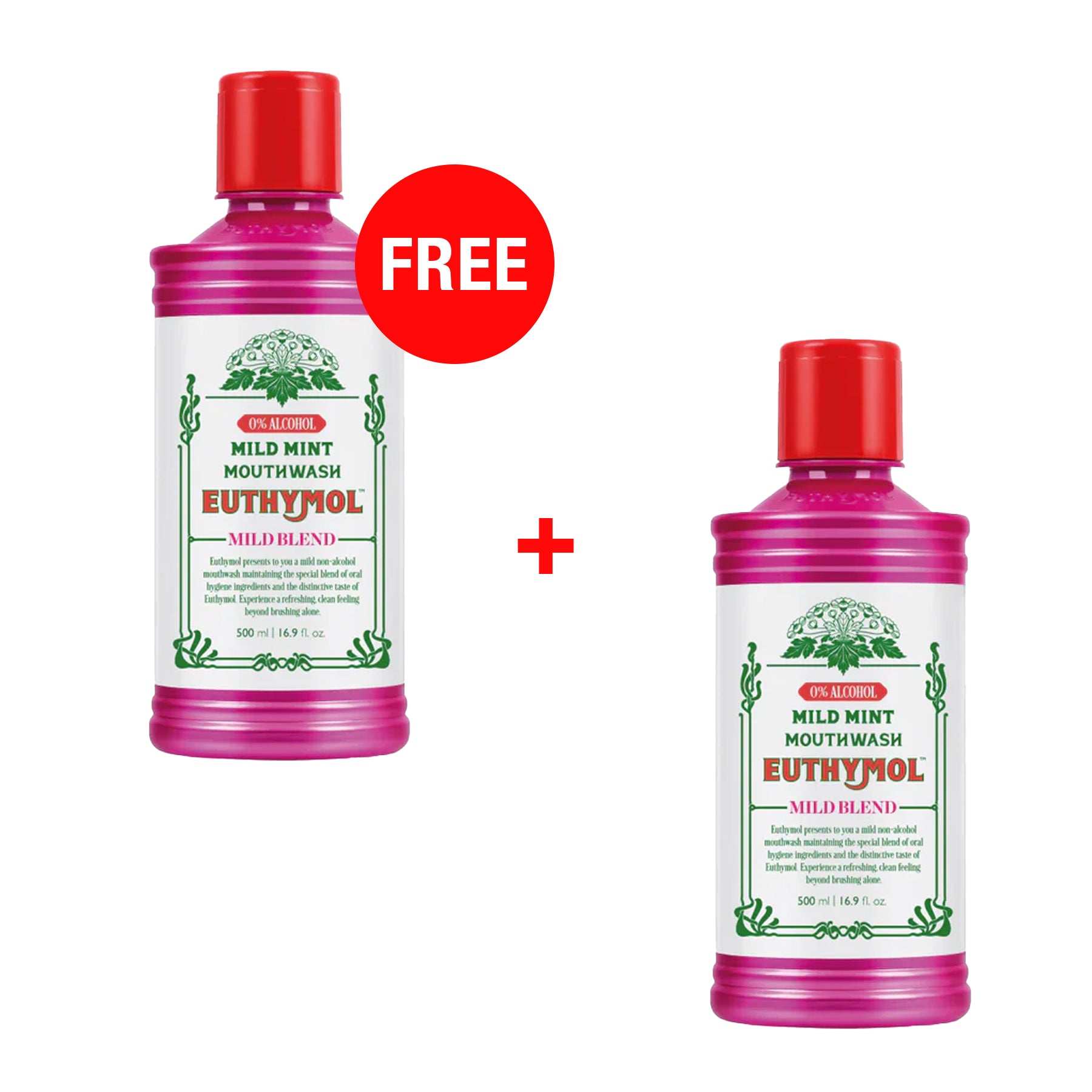 Euthymol Mild Mint Mouthwash - 500ml