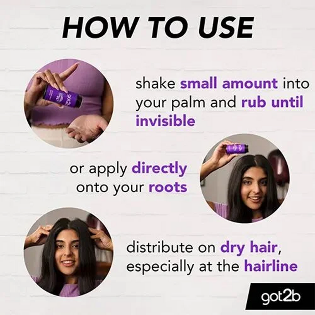 How to use a Got2b Volumising Styling Powder