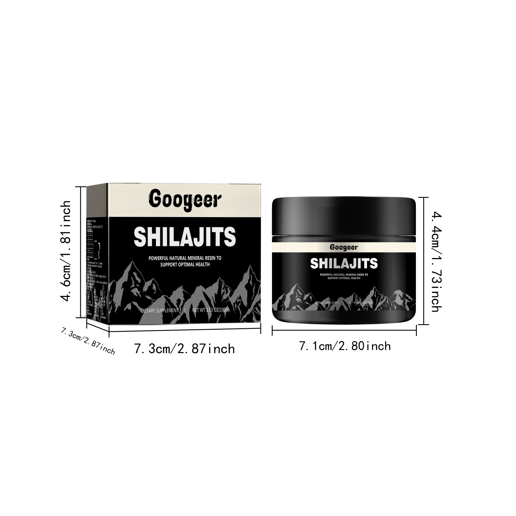 The product of Goyeer Shilajit Dietary Supplement 