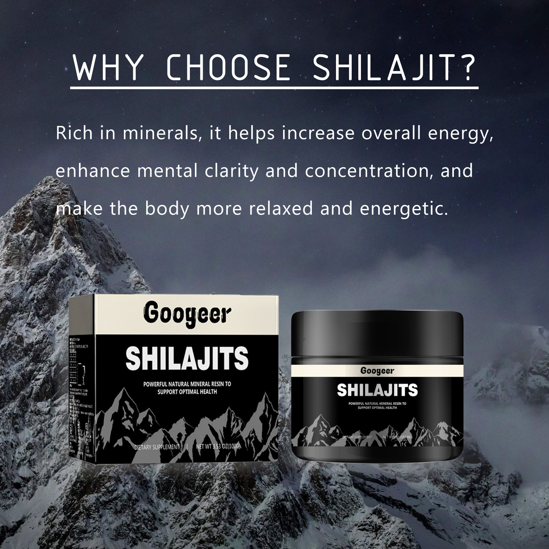 Benefits of using Goyeer Shilajit Dietary Supplement 