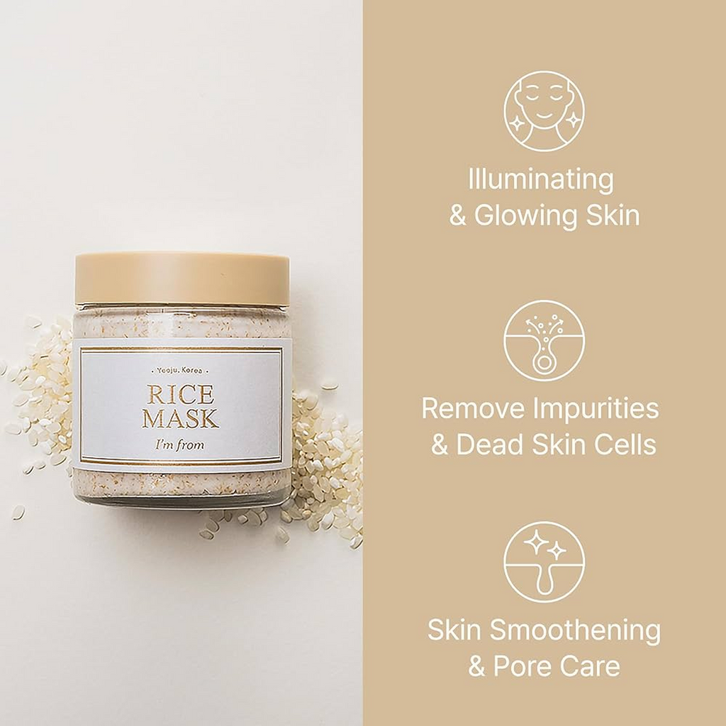 Key Benefits of I'm From Rice Mask