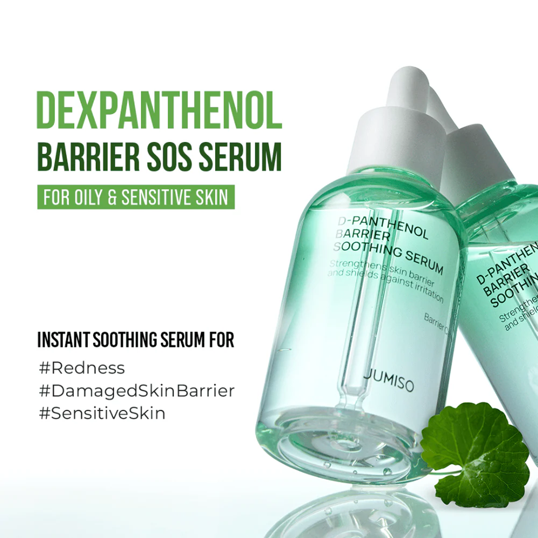 Key Benefits of using Jumiso D-Panthenol Barrier Soothing Serum