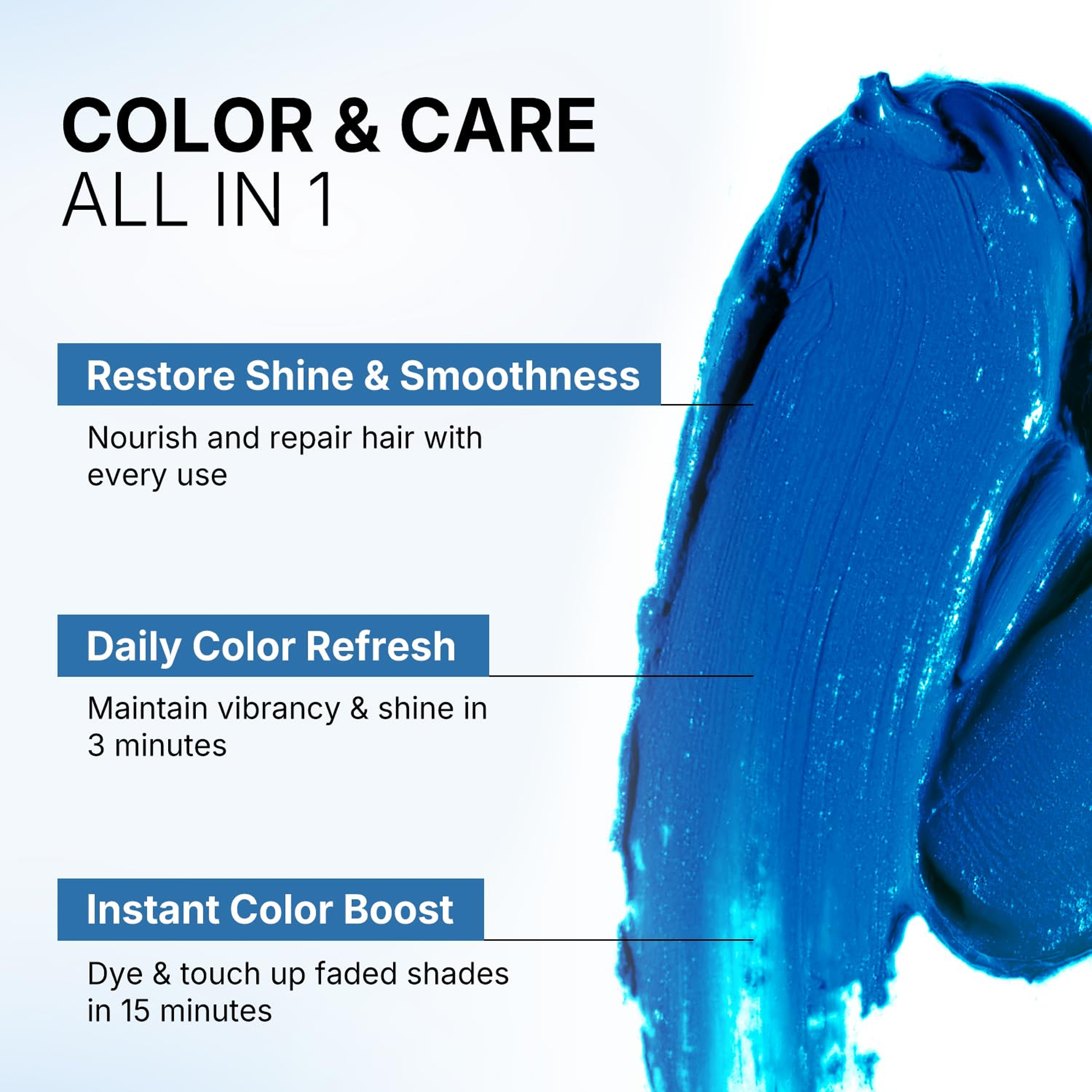 Key Benefis of Karseell Maca Power Color Depositing Blue Hair Mask