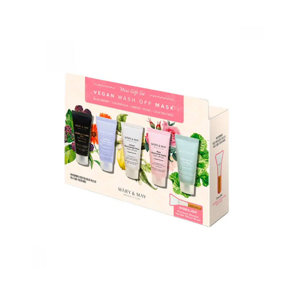 The product of Mary & May Vegan Wash Off Mask Mini Gift Set
