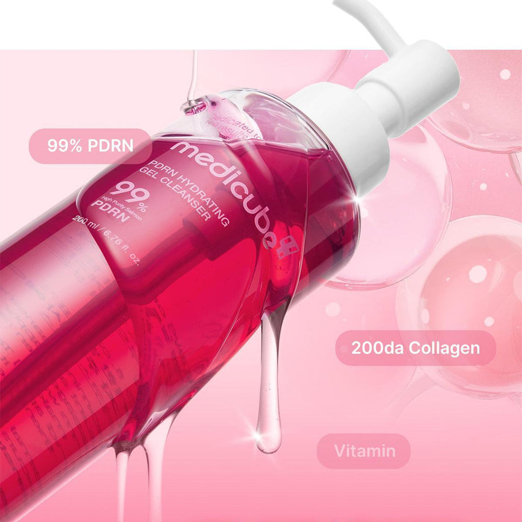 Medicube 99% PDRN Hydrating Gel Cleanser available on qasrjamal store