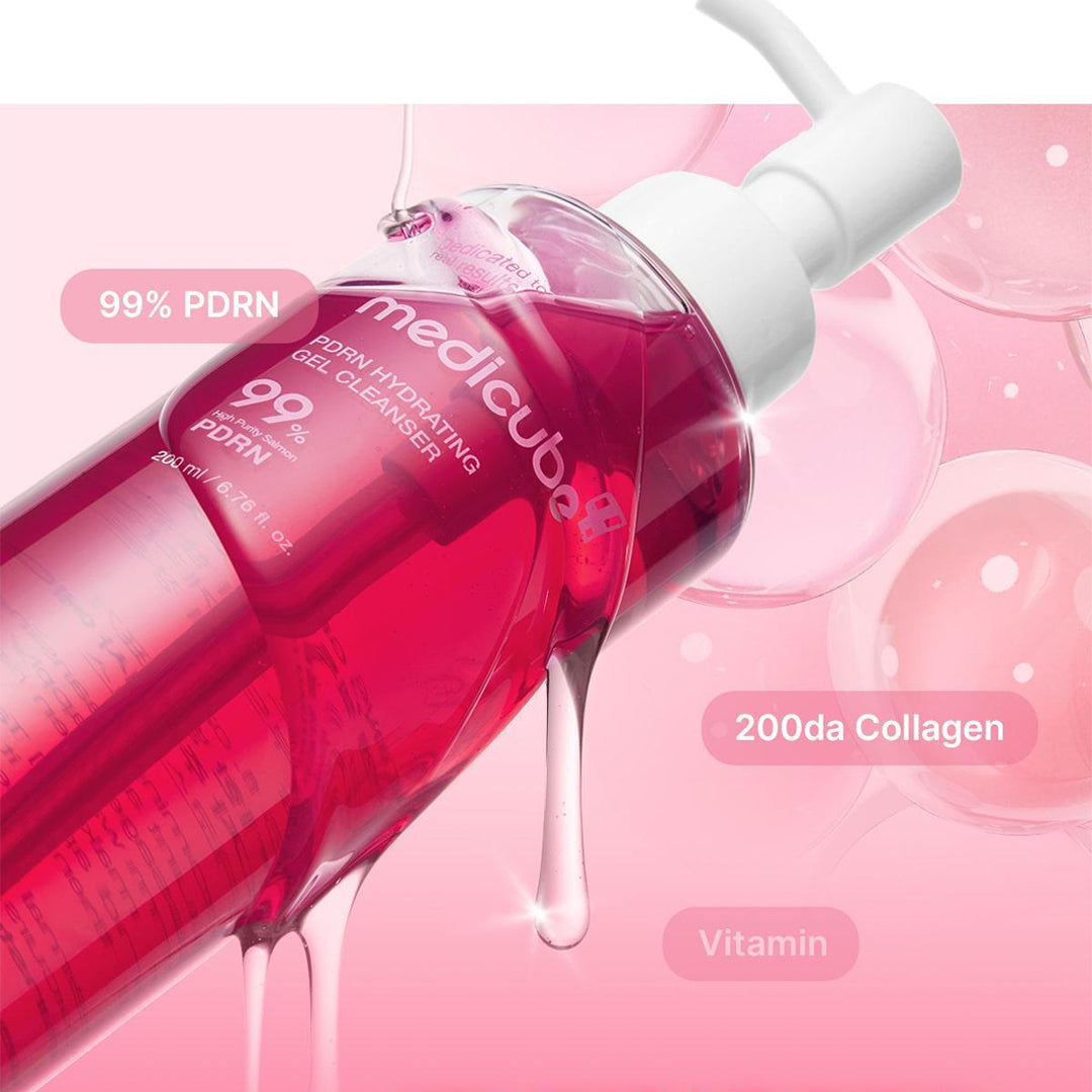 Medicube 99% PDRN Hydrating Gel Cleanser available on qasrjamal store