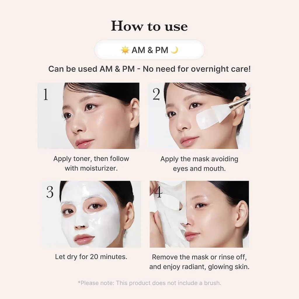 How to use a Medicube Collagen Milk Toning Wrapping Mask 