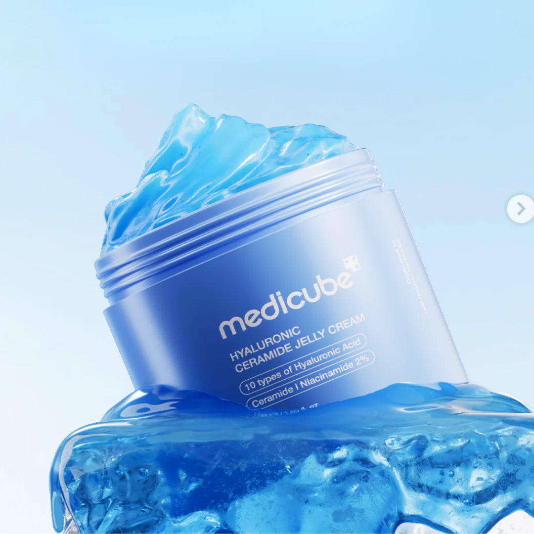 Key Benefits of using Medicube Hyaluronic Ceramide Jelly Cream 