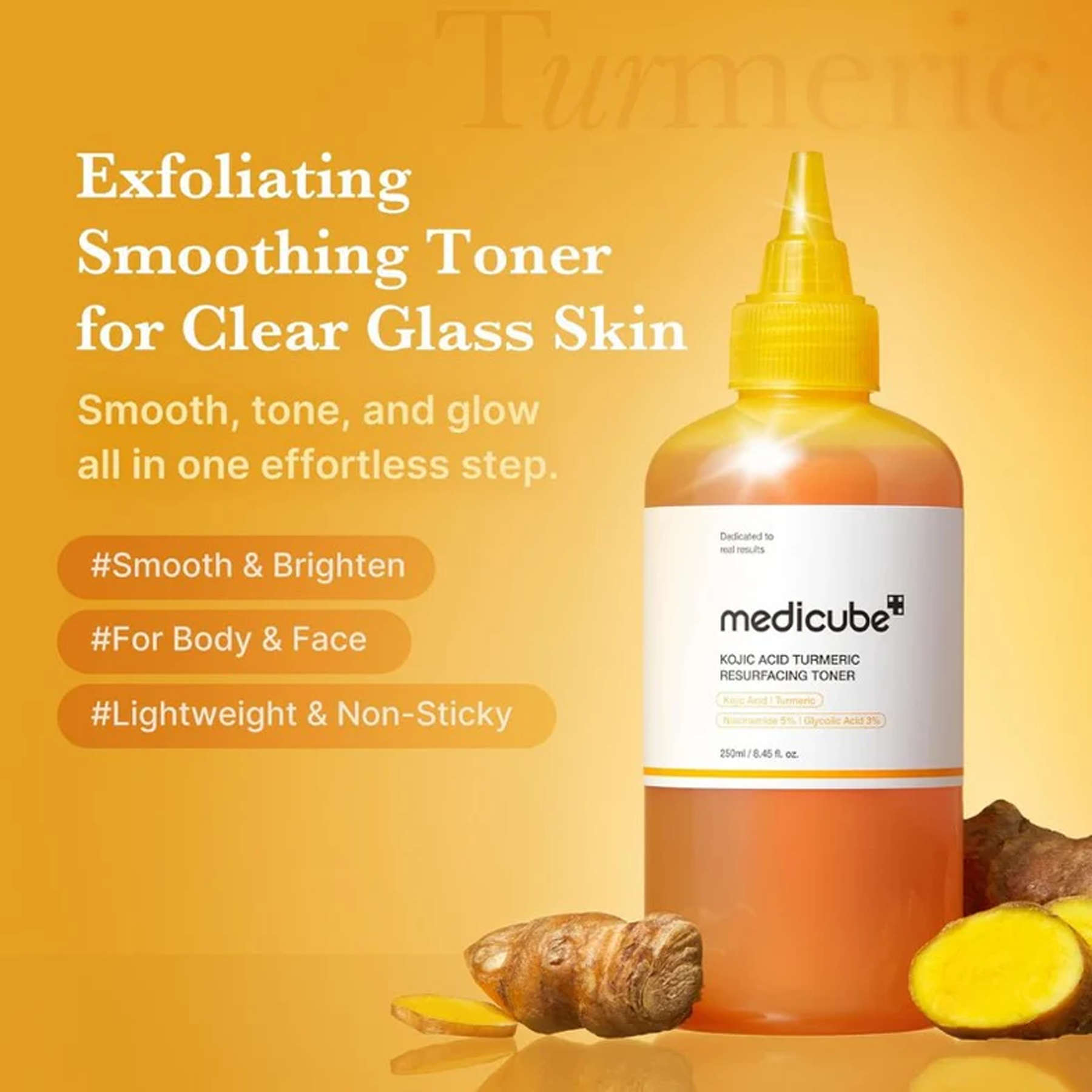Benefits of uisng Medicube Kojic Acid Turmeric Resurfacing Toner 