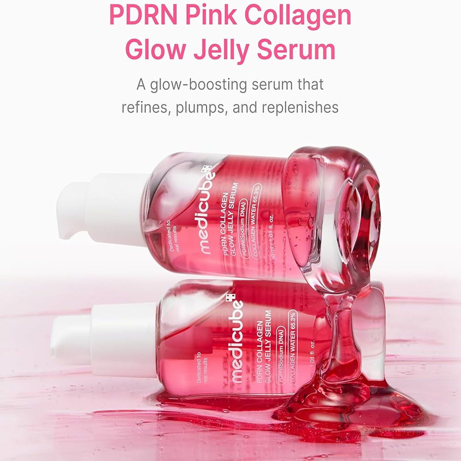 Key Benefits of using Medicube PDRN Collagen Glow Jelly Serum