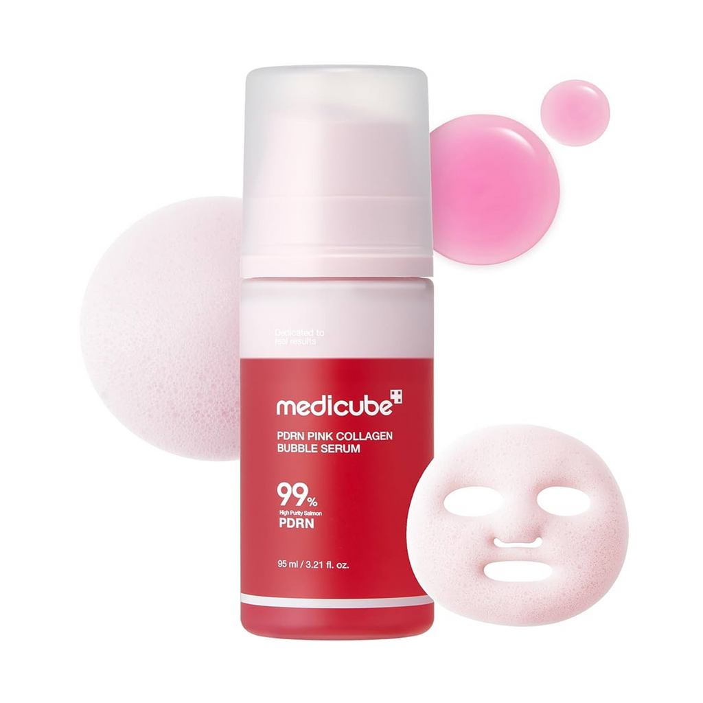 The product of Medicube PDRN Pink Collagen Bubble Serum