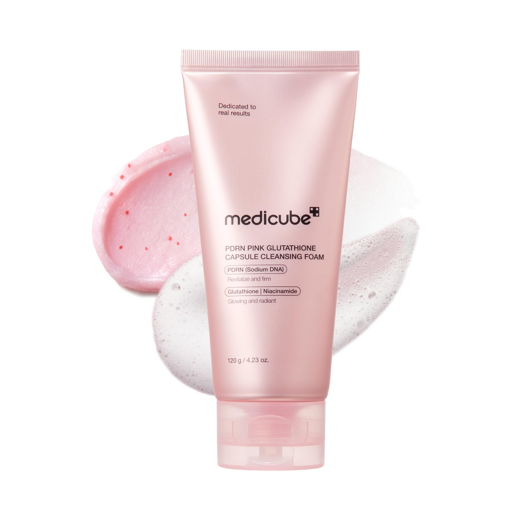 The product of Medicube PDRN Pink Glutathione Capsule Cleansing Foam