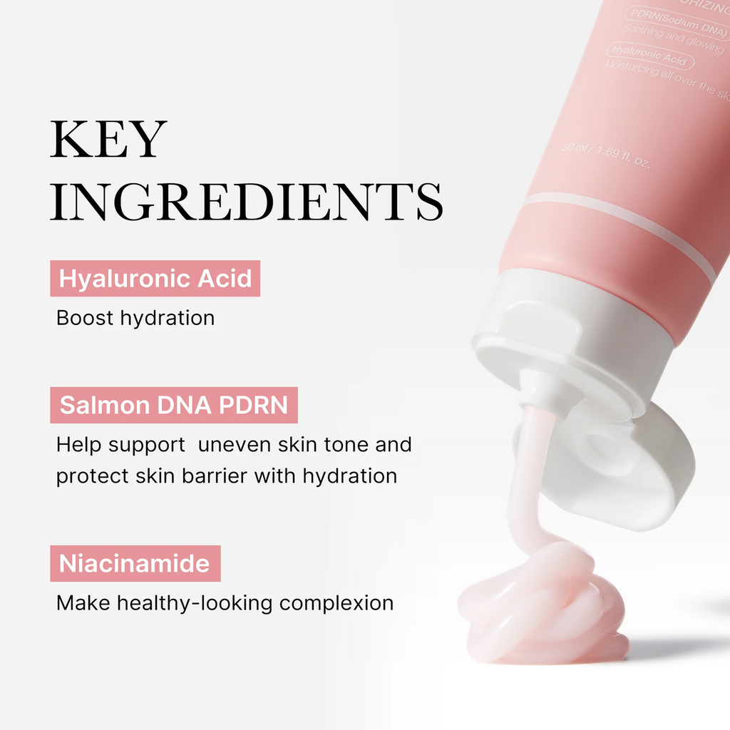 Key Ingredients of Medicube PDRN Pink Hyaluronic Moisturizing Cream