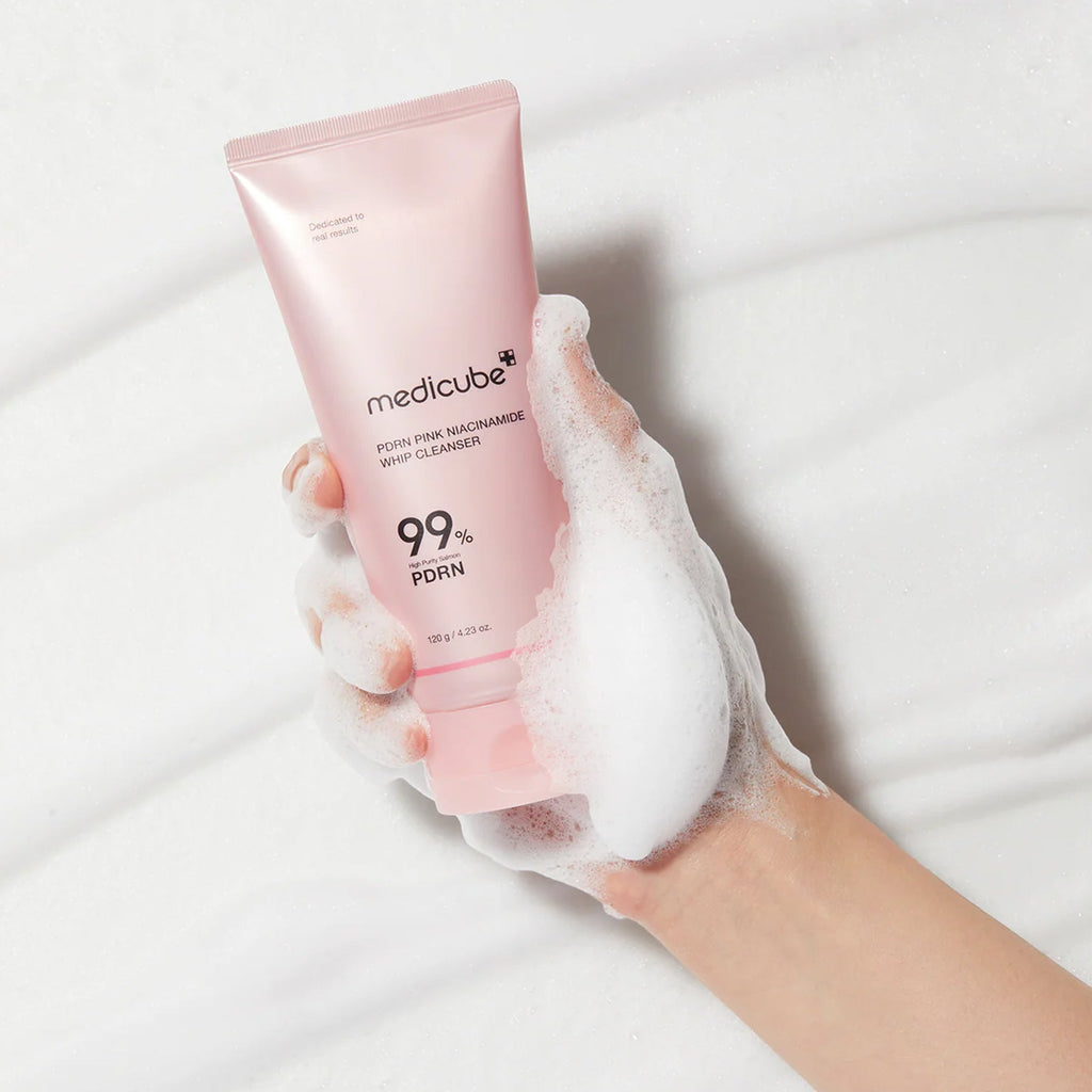 Benefits of Medicube PDRN Pink Niacinamide Whip Cleanser 