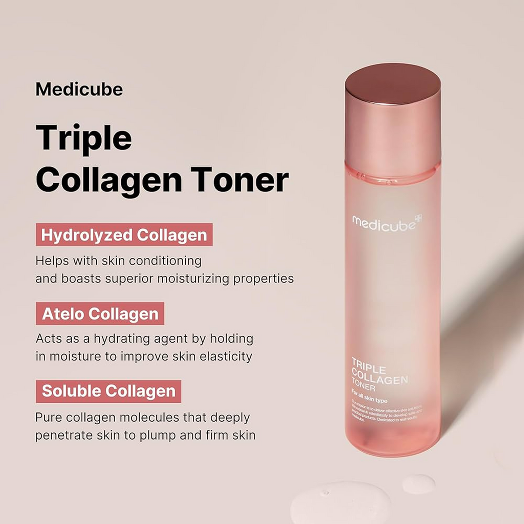 Key Benefits of Medicube Triple Collagen Toner