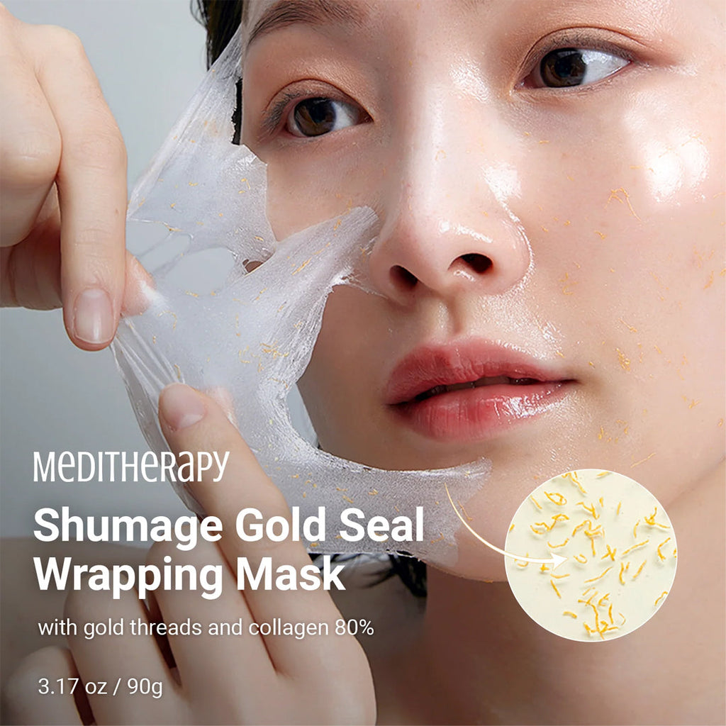 Advantages of using Meditherapy Shumage Gold Seal Wrapping Mask