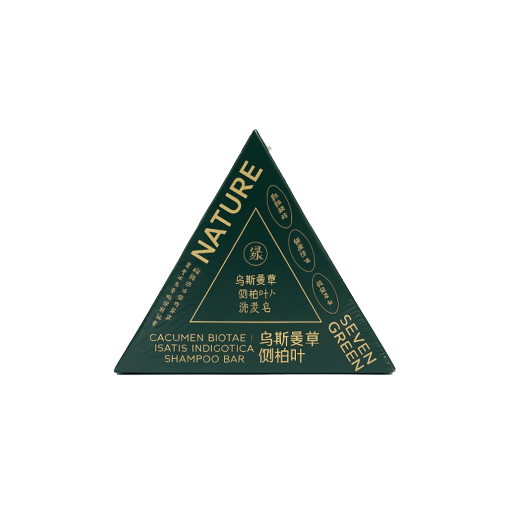 The product of Nature Seven Green Cacumen Biotae Isatis Indigotica Shampoo Bar