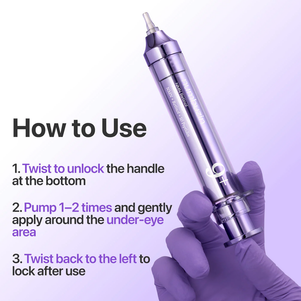 Key Benefits of using Numbuzin No.9 NAD+ Retinol Volumetox Eye Cream