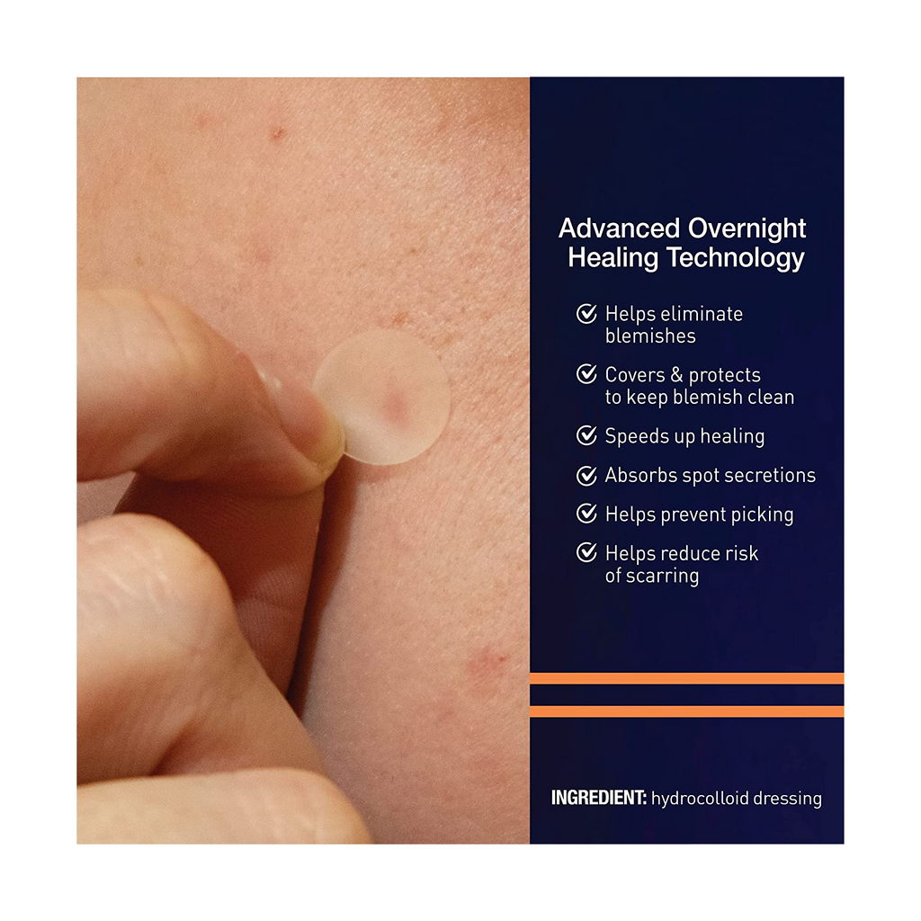 PanOxyl Overnight Spot Patches 40 Clear Patches - Acne Patches: Hydrocolloid patches 