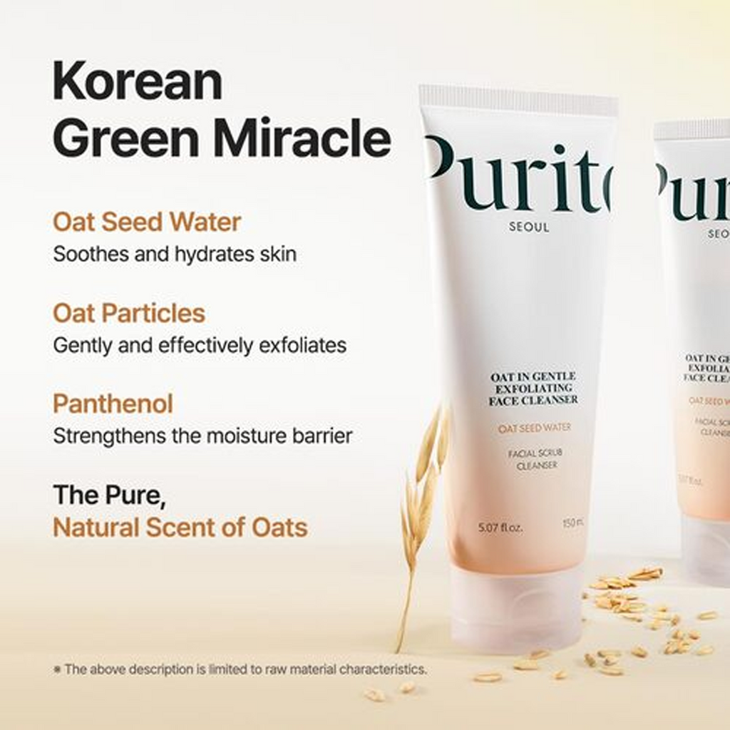 Key Benefits of Purito Oat In Gentle Exfoliating Face Cleanser 
