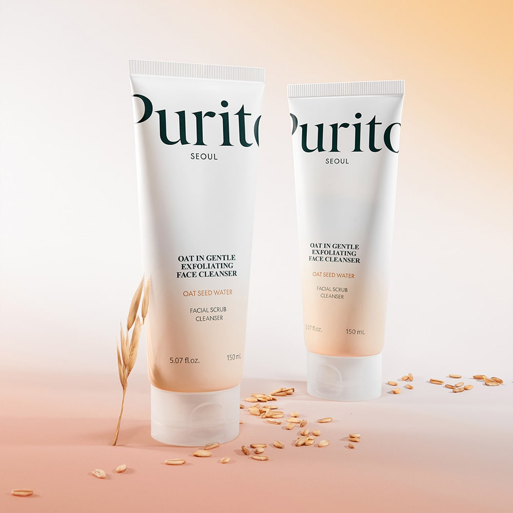 Purito Oat In Gentle Exfoliating Face Cleanser available on qasrjamal store