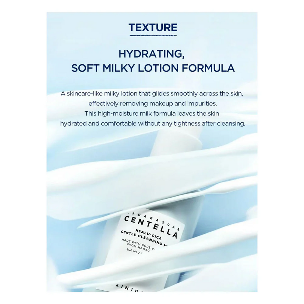 Key Benefits of using SKIN1004 Madagascar Centella Hyalu-Cica Gentle Cleansing Milk