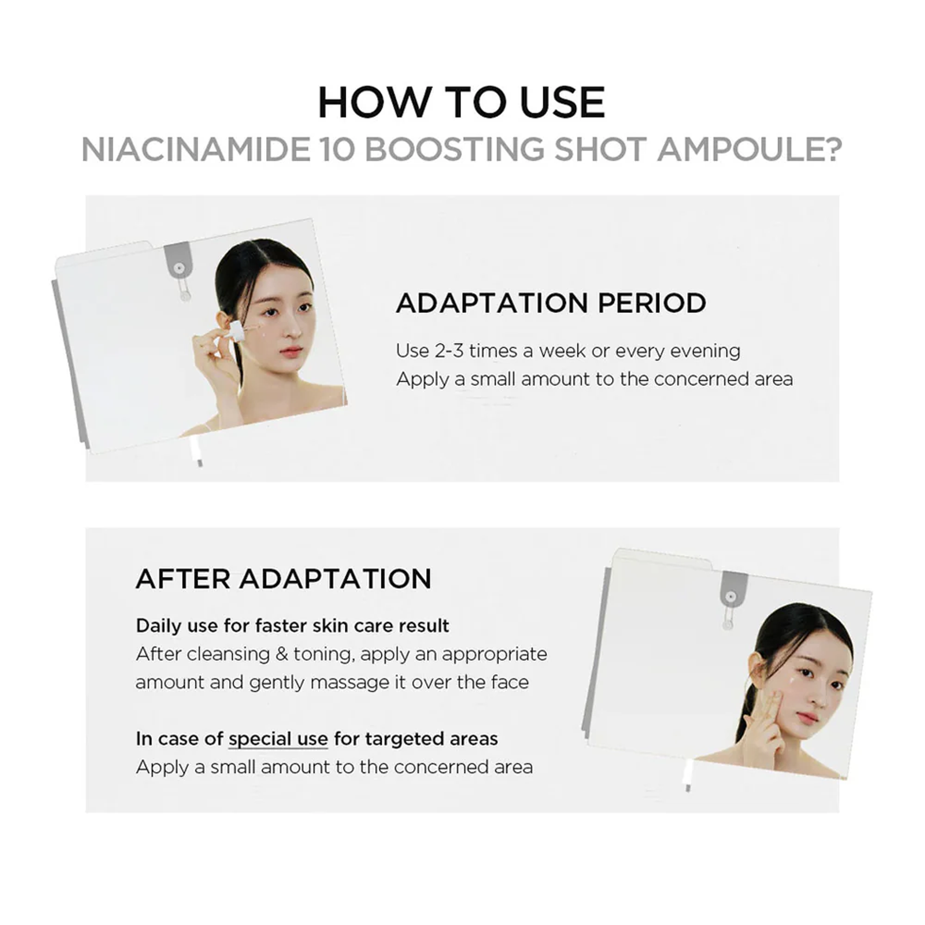 Advantages of using SKIN1004 Madagascar Centella Niacinamide 10 Boosting Shot Ampoule 