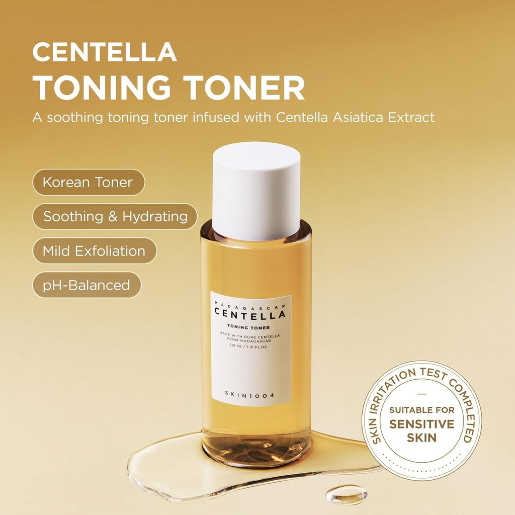 Benefits of using SKIN1004 Madagascar Centella Toning Toner