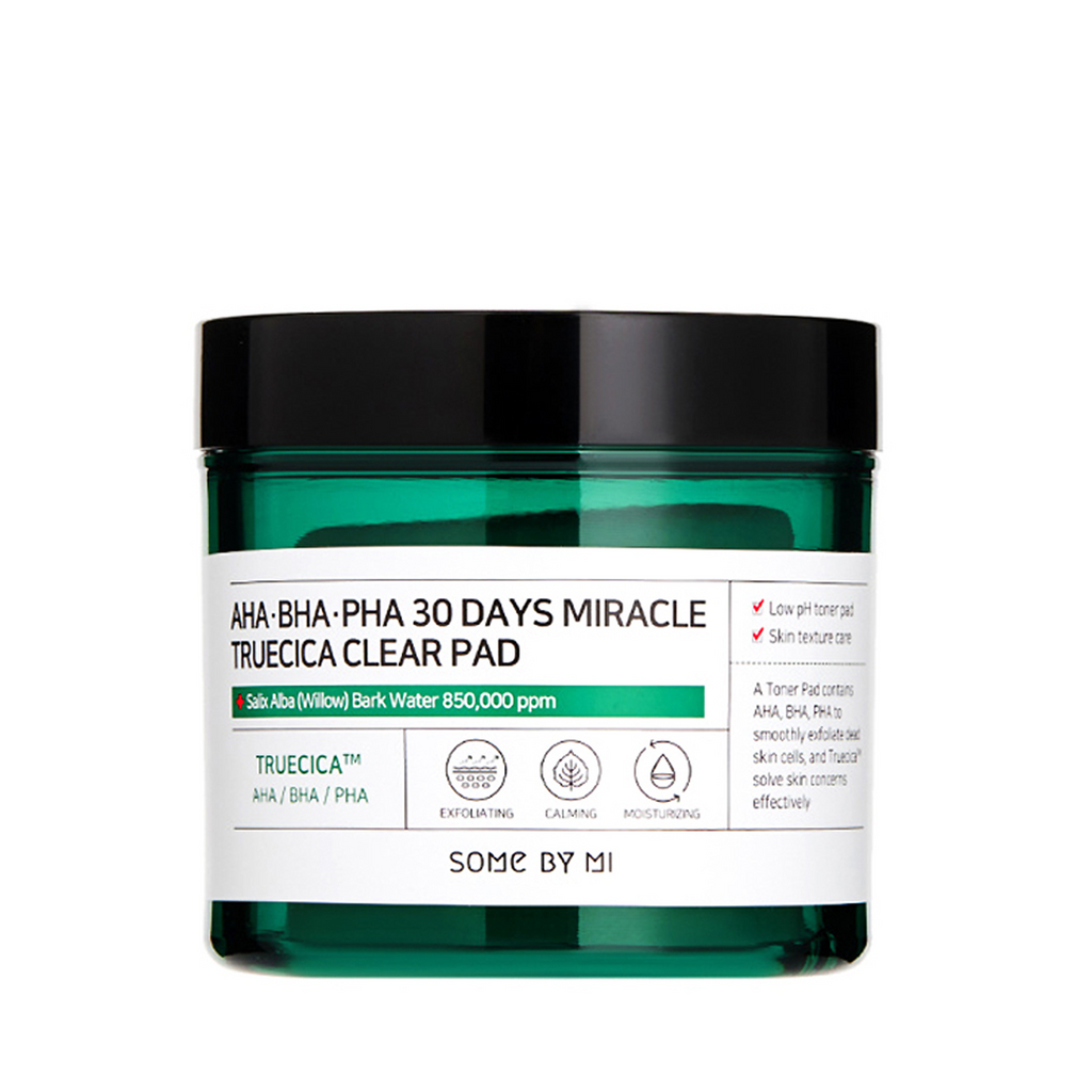 Some By Mi 30 Days Miracle Truecica Clear Pad (70 pads) 125ml