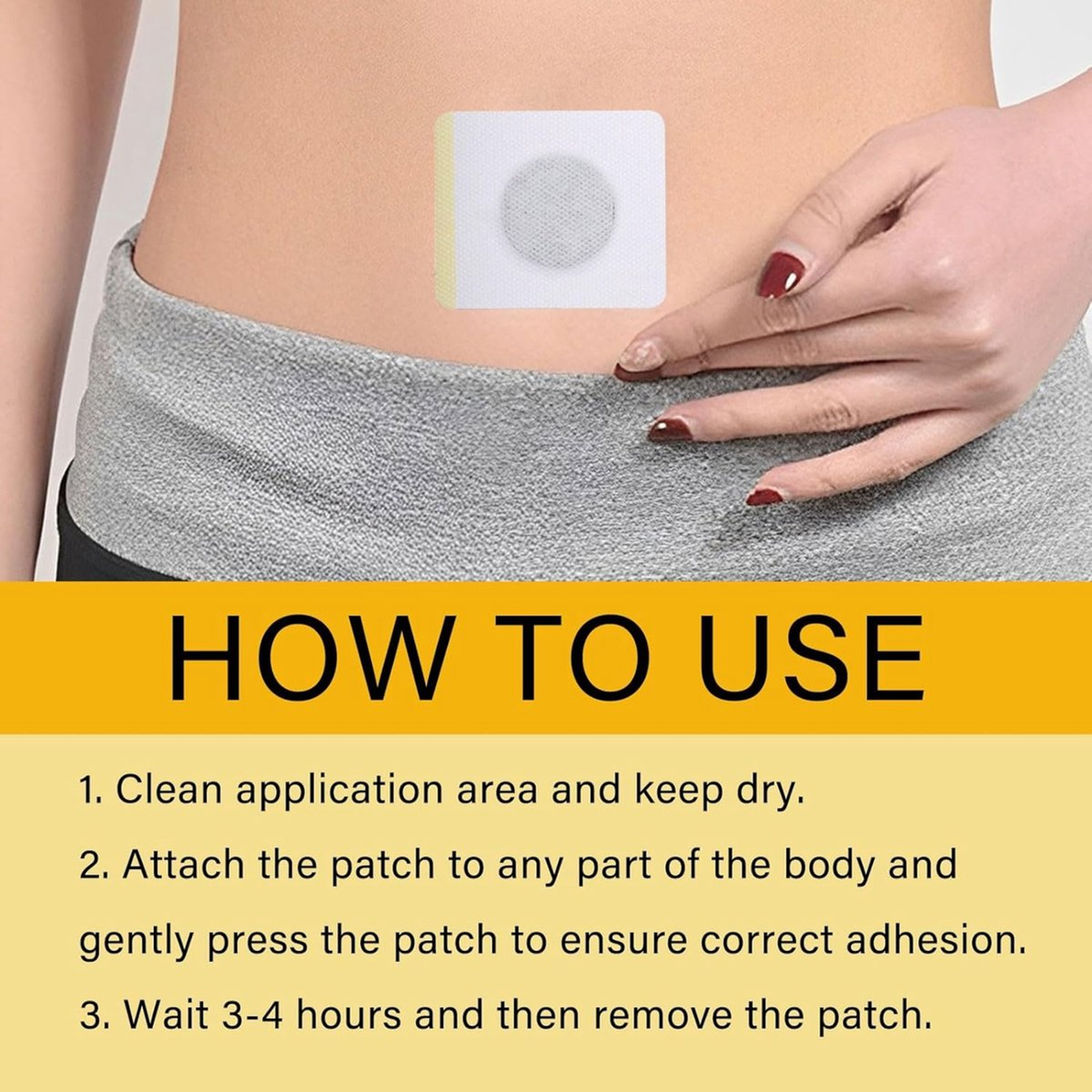 How to use a South Moon Bee Venom Slimming Patch