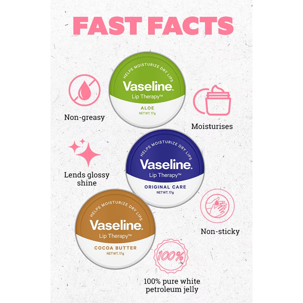  Vaseline Lip Therapy - fast facts