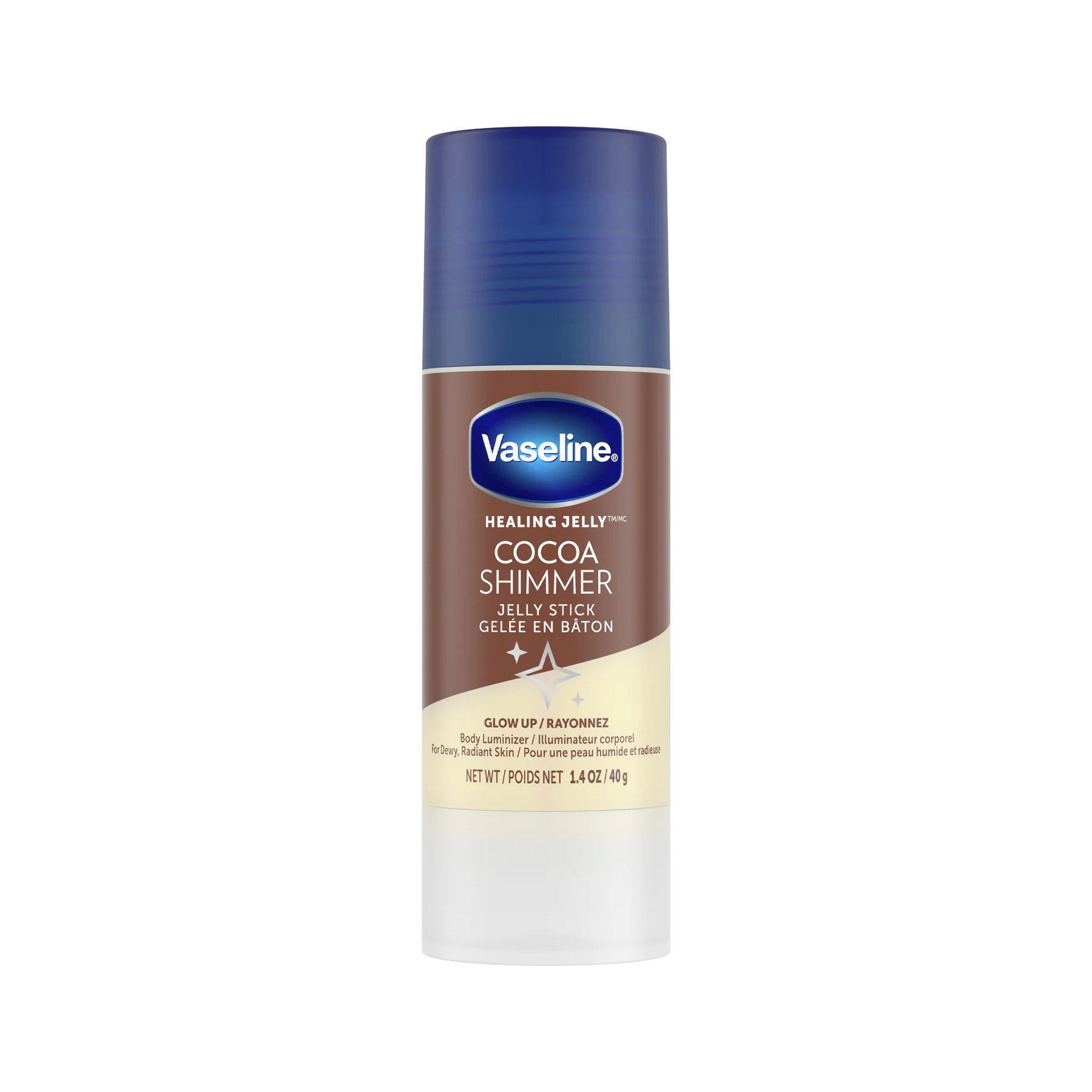 The product of Vaseline Cocoa Shimmer Jelly Stick