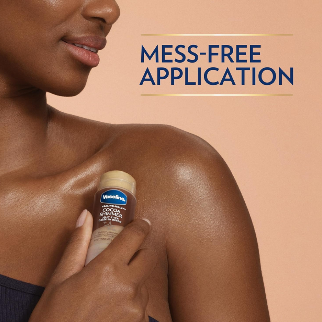 Vaseline Cocoa Shimmer Jelly Stick available on qasrjamal store