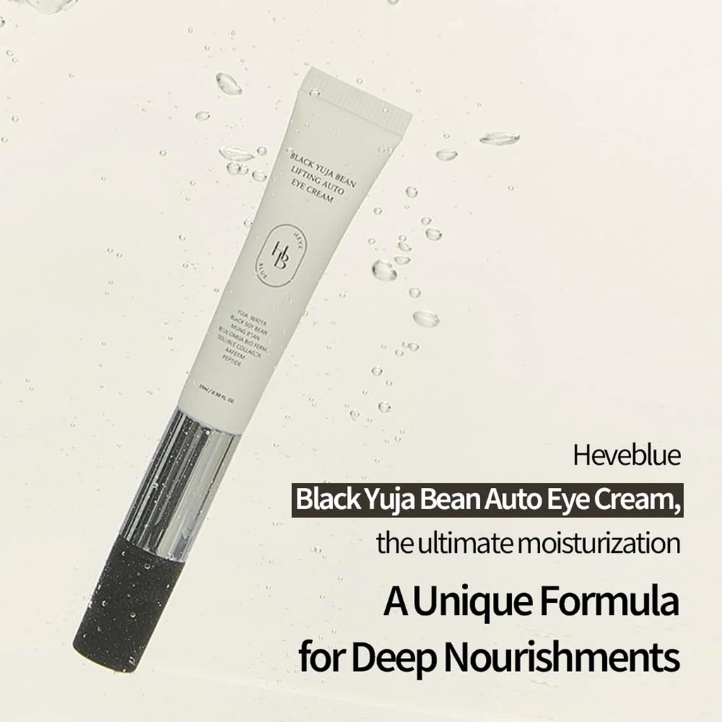 HEVEBLUE Black Yuja Bean Lifting Auto Eye Cream - 15ml