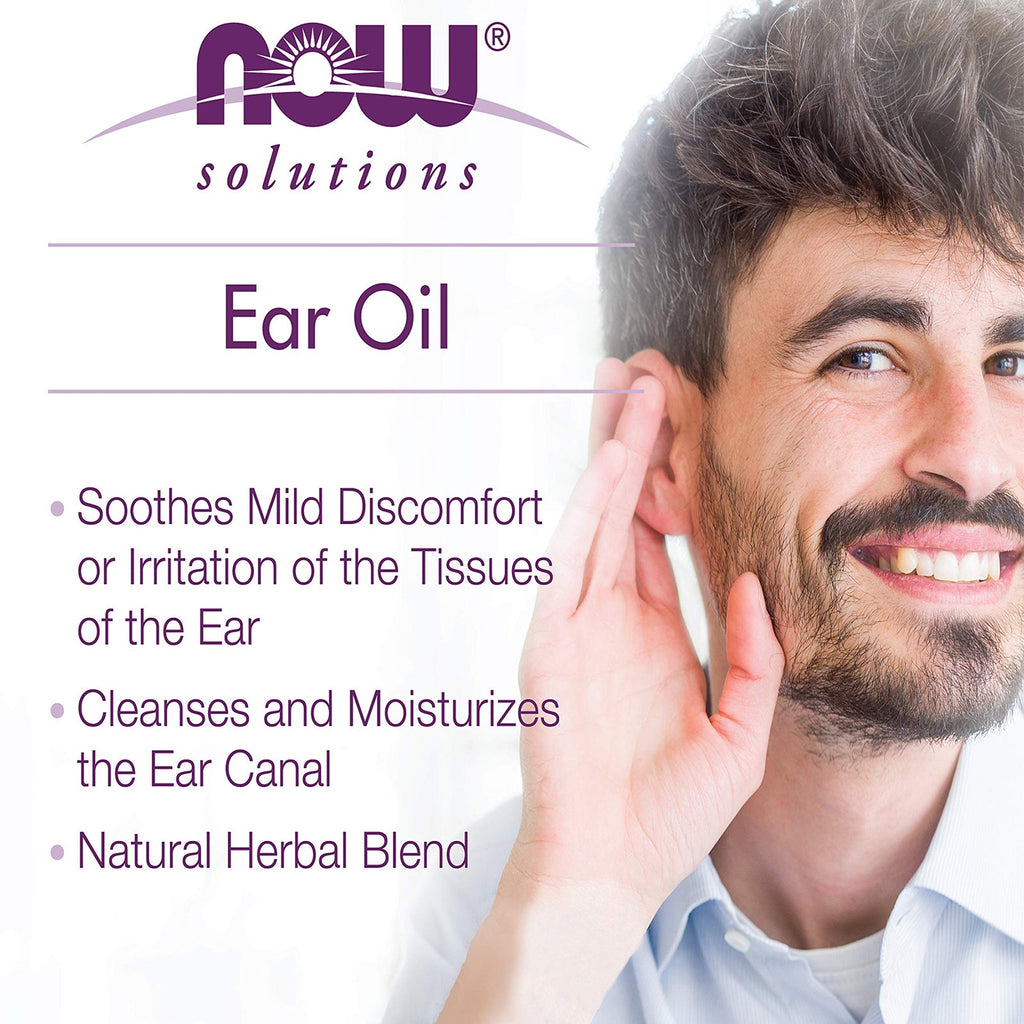 NOW Solutions, Ear Oil, Soothing Herbal Blend - 30 ml