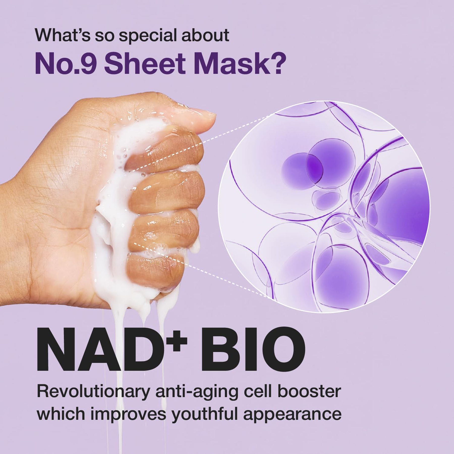 numbuzin No.9 NAD Bio Lifting-sil Full Face Mask available on Qasr Jamal Store