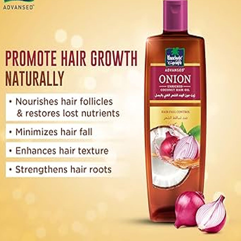 Parachute Advansed Onion Hair Oil For Hair Fall Control
